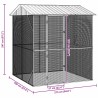 Cage pour oiseaux Anthracite 215 x 208 x 247 cm Acier galvanisé 649435649435
