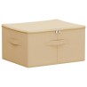 Boîte de rangement Crème 43 x 34 x 23 cm Tissu intissé 649445649445