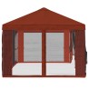Housse de tonnelle avec murs latéraux 6 x 3 m Terre cuite 649446649446
