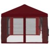 Housse de tonnelle avec murs latéraux 6 x 3 m Bordeaux 649447649447