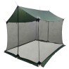 Tarp de camping avec murs en maille Vert armée 649478649478