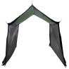 Tarp de camping avec murs en maille Vert armée 649478649478