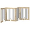 Porte de chien pliable avec supports 4 pcs Chêne Sonoma 321 cm 649486649486