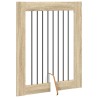 Porte de chien pliable avec supports 4 pcs Chêne Sonoma 321 cm 649486649486