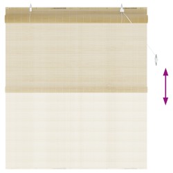 Store enrouleur Naturel 160 x 160 cm Bambou 649507649507