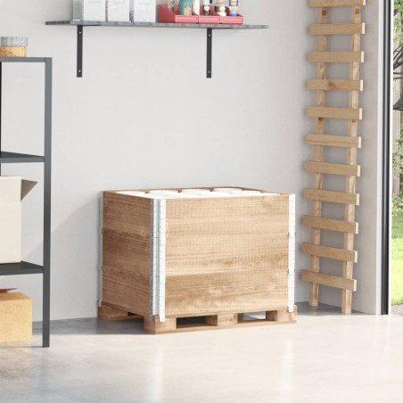 Colliers de palette 3 pcs 80x60 cm bois de pin solide 649523649523