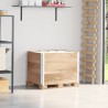 Colliers de palette 3 pcs 80x60 cm bois de pin solide 649523649523