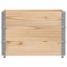 Colliers de palette 3 pcs 80x60 cm bois de pin solide 649523649523