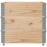 Colliers de palette 3 pcs 80x60 cm bois de pin solide 649523649523