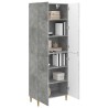 Ensemble de Meubles 2 pcs Gris béton Bois d'ingénierie 649531649531