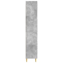 Ensemble de Meubles 2 pcs Gris béton Bois d'ingénierie 649531649531
