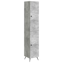 Ensemble de Meubles 2 pcs Gris béton Bois d'ingénierie 649532649532