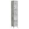 Ensemble de Meubles 2 pcs Gris béton Bois d'ingénierie 649532649532