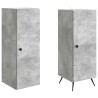 Ensemble de Meubles 2 pcs Gris béton Bois d'ingénierie 649532649532