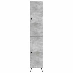 Ensemble de Meubles 2 pcs Gris béton Bois d'ingénierie 649532649532