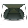 Tente Cabane Vert armée 6 personnes Polyester et Acier 649533649533