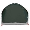 Tente Cabane Vert armée 6 personnes Polyester et Acier 649533649533
