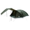 Tente Cabane Vert armée 8 personnes Polyester et Acier 649535649535