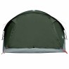 Tente Cabane Vert armée 8 personnes Polyester et Acier 649535649535