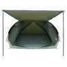 Tente Cabane Vert armée 8 personnes Polyester et Acier 649535649535