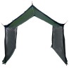 Tarp de camping avec murs en maille Vert armée 649536649536