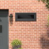 Fenêtre de sous-sol RISOR 110 x 40 cm PVC et verre Anthracite 649539649539