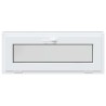 Fenêtre de sous-sol RISOR 110 x 40 cm PVC et verre Anthracite 649539649539