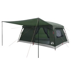 Tente familiale avec toit Vert armée 500 x 400 x 230 cm 649540649540