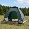 Tente de camping avec toit Vert armée 190 x 140 x 105 cm 649541649541
