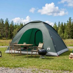 Tente de camping avec toit Vert armée 335 x 275 x 180 cm 649545649545