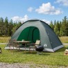 Tente de camping avec toit Vert armée 335 x 275 x 180 cm 649545649545