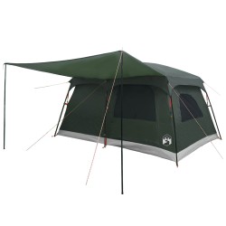 Tente familiale avec toit Vert armée 420 x 305 x 200 cm 649546649546