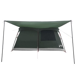 Tente familiale avec toit Vert armée 420 x 305 x 200 cm 649546649546