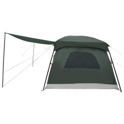 Tente familiale avec toit Vert armée 420 x 305 x 200 cm 649546649546