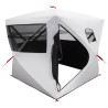 Tente de Chasse avec toit Blanc Occultant 143 x 143 x 165 cm 649547649547