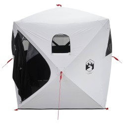 Tente de Chasse avec toit Blanc Occultant 143 x 143 x 165 cm 649547649547