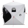 Tente de Chasse avec toit Blanc Occultant 143 x 143 x 165 cm 649547649547