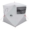 Tente de Chasse avec toit Blanc Occultant 143 x 143 x 165 cm 649547649547