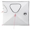 Tente de Chasse avec toit Blanc Occultant 145 x 145 x 150 cm 649548649548