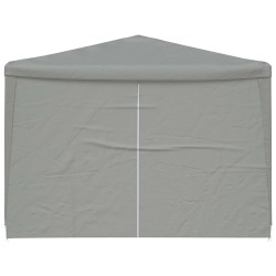 Tente de fête 1200 x 300 x 255 cm Gris clair PE et acier 649549649549
