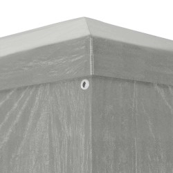 Tente de fête 1200 x 300 x 255 cm Gris clair PE et acier 649549649549