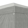 Tente de fête 1200 x 300 x 255 cm Gris clair PE et acier 649549649549
