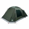 Tente Cabane Vert armée 12-Personnes Polyester et Acier 649550649550