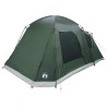 Tente Cabane Vert armée 8 personnes Polyester et Acier 649551649551
