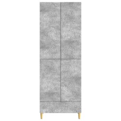 Ensemble de Meubles 2 pcs Gris béton Bois d'ingénierie 649552649552