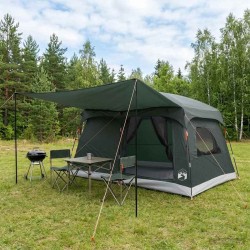 Tente familiale Vert armée 320 x 210 x 180 cm Polyester 649558649558