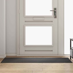 Tapis d'entrée Anthracite et noir 60 x 180 cm 100% Polyamide 649559649559