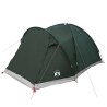 Tente Cabane Vert armée 4 personnes Polyester et Acier 649562649562