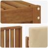 Ensembles de canapés avec coussin 6 pcs Naturel et Beige 649565649565