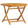 Ensemble de salle à manger pour jardin 5 pcs Marron 649566649566